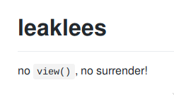 leakless
